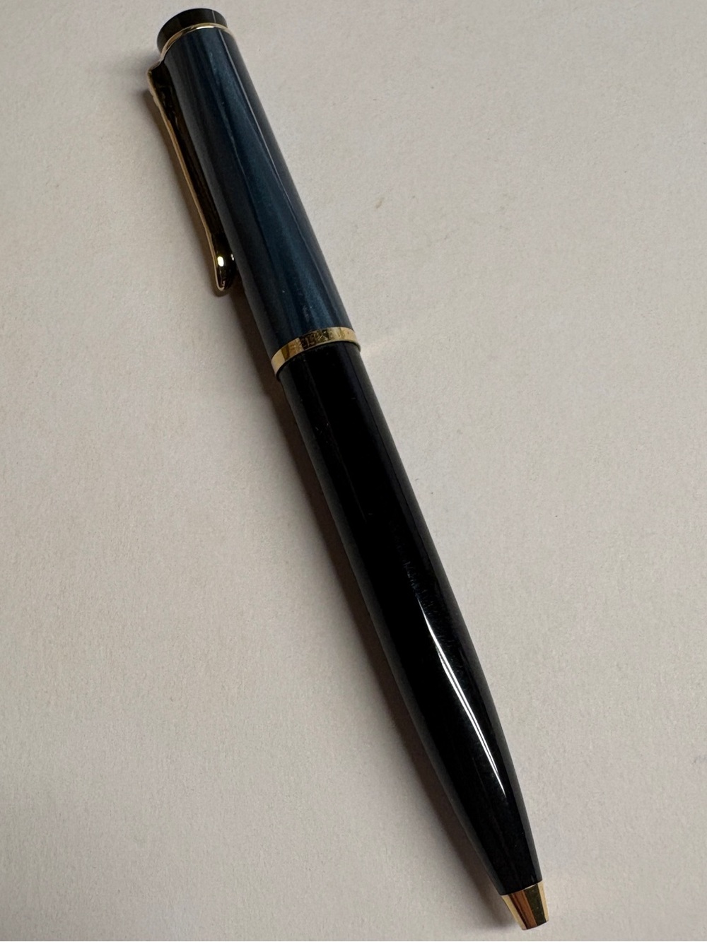 Vintage Pelikan Classic Blue Marbled Ballpoint Pen K200 Germany
